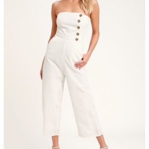Lulus White Jumpsuit